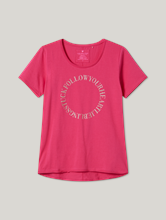 Bild von T-Shirt mit Glitzer-Print