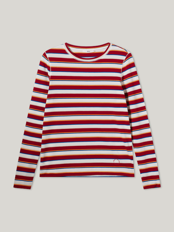 Bild von Langarmshirt mit Streifen CARINA