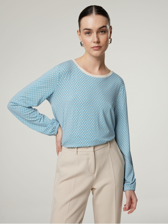 Bild von Langarmshirt mit Muster CAREN