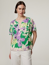 Bild von Blusenshirt mit Allover-Print CALENE