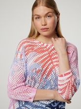 Bild von Pullover mit Palmen-Motiv