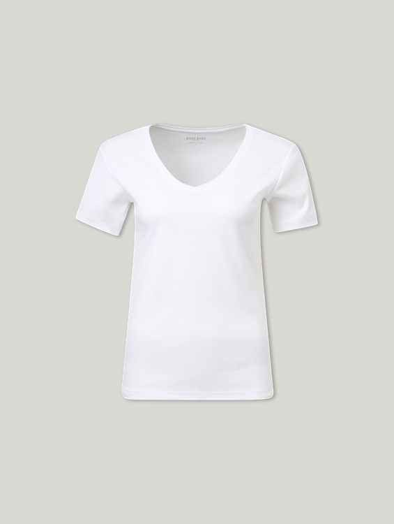 Bild von T-Shirt mit V-Ausschnitt