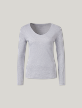 Bild von Langarmshirt aus Baumwolle