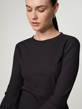 Bild von Langarmshirt mit Rippen