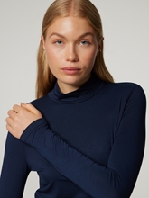 Image sur T-shirt à manches longues avec col montant