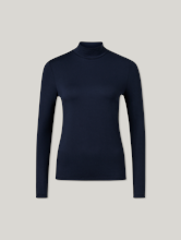 Image sur T-shirt à manches longues avec col montant