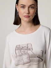 Bild von Langarmshirt mit Pailletten