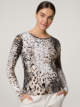 Bild von Langarmshirt im Leo-Print