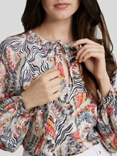 Bild von Jerseybluse im Allover-Print