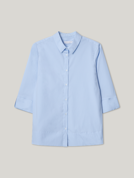 Bild von Hemdbluse mit 3/4-Ärmel