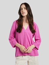 Bild von Bluse mit Leinen