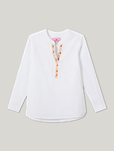 Bild von Bluse mit Stickerei