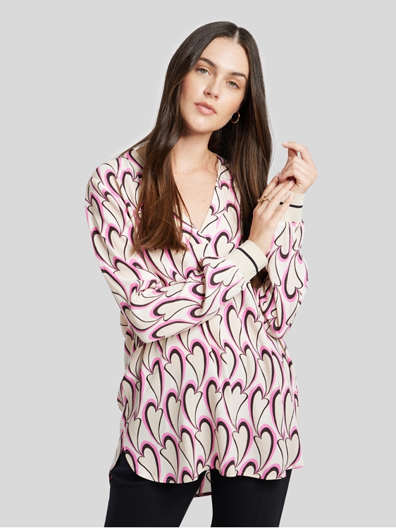 Bild von Bluse mit Allover-Print