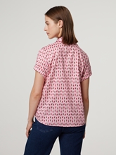 Bild von Kurzarmbluse aus Baumwolle