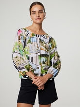 Bild von Bluse mit Allover-Print