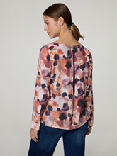 Image sur Blouse à manches longues avec imprimé