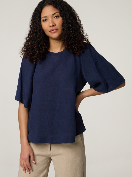 Bild von Blusenshirt aus Leinen