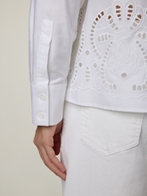 Image sur Blouse avec dentelle ajourée