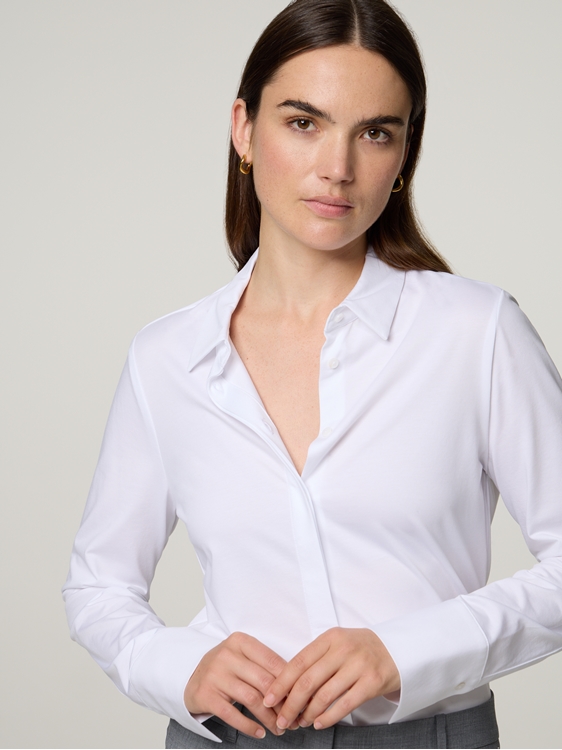 Bild von Hemdbluse aus Jersey