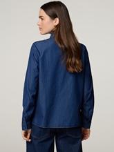 Bild von Jeansbluse mit Rüchen