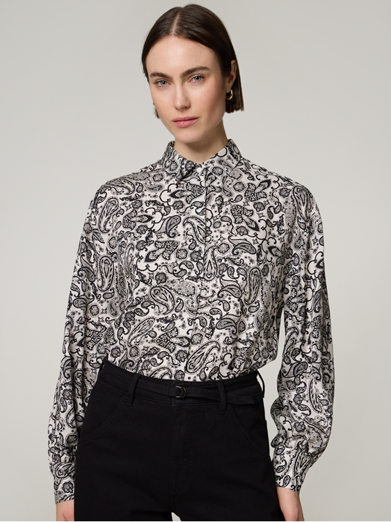 Bild von Bluse mit Paisley-Muster