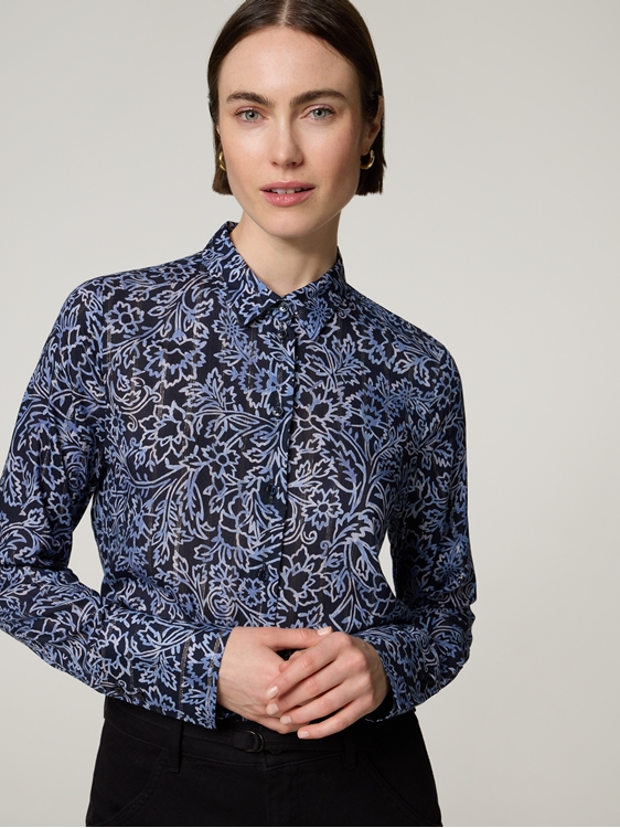 Image sur Blouse à imprimé floral