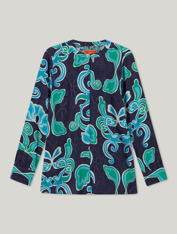 Bild von Bluse mit Allover-Print