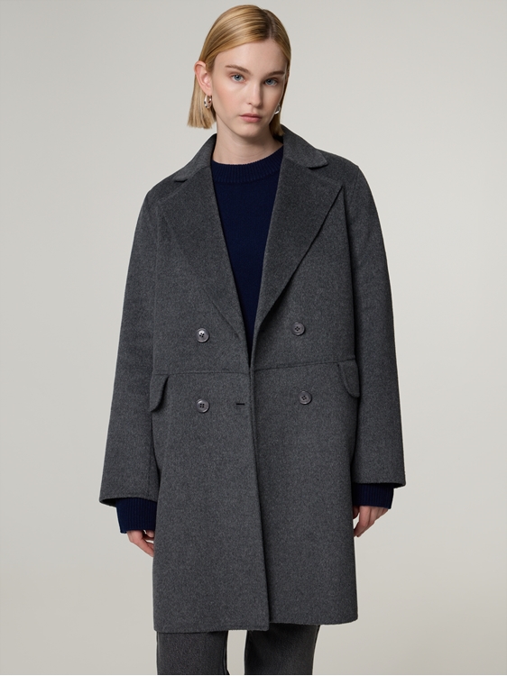 Bild von Doublefacemantel mit Wolle