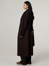 Bild von Wollmantel mit Seide