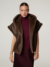 Bild von Reversible Weste aus Kunstfell