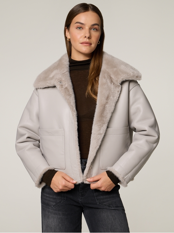 Image sur Veste réversible en fausse fourrure SHARA