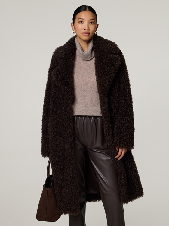 Bild von Oversized Teddy-Mantel