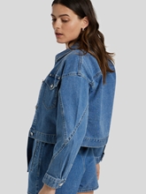 Bild von Jeansjacke im Retro-Look