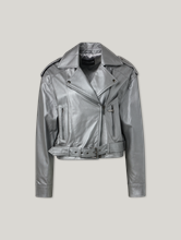 Bild von Lederjacke im Biker-Look