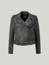 Bild von Lederjacke aus Büffelleder CELIA