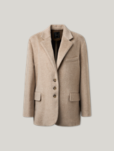 Image sur Blazer en laine à la coupe oversized