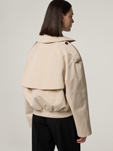 Image sur Veste trench au look bomber