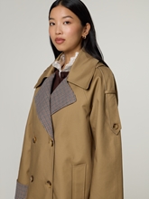 Bild von Trenchjacke aus Baumwolle