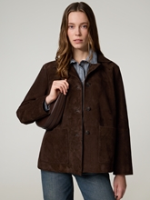 Bild von Lederjacke aus Veloursleder CUP