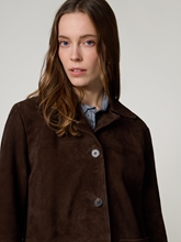 Bild von Lederjacke aus Veloursleder CUP