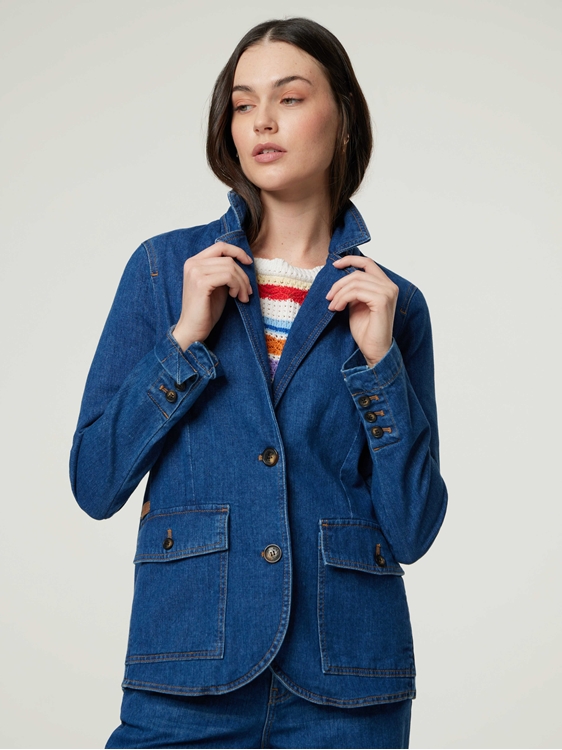Image sur Blazer en denim MARY