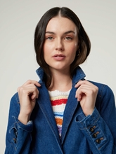 Image sur Blazer en denim MARY