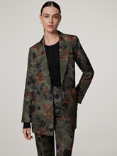 Image sur Blazer à imprimé floral