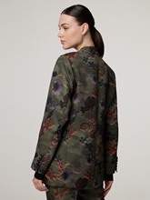 Image sur Blazer à imprimé floral