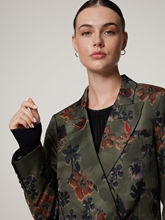 Image sur Blazer à imprimé floral