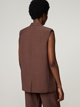Bild von Gilet mit Leinen SATHENA