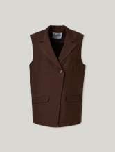 Bild von Gilet mit Leinen SATHENA