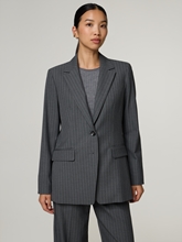 Bild von Blazer mit Nadelstreifen QUARK