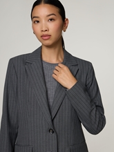 Bild von Blazer mit Nadelstreifen QUARK