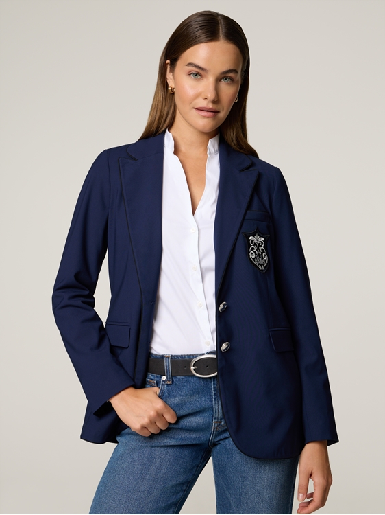 Bild von Blazer mit Stickerei MARJURIE